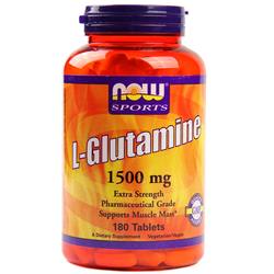 Now Foods L-Glutamine - 180 Tablets