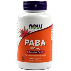 Now Foods PABA 500 mg