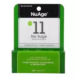 NuAge顺势疗法第11号钠硫125片
