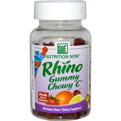Nutrition Now Rhino Chewy C Plus Echinacea - 60 Gummy Bears