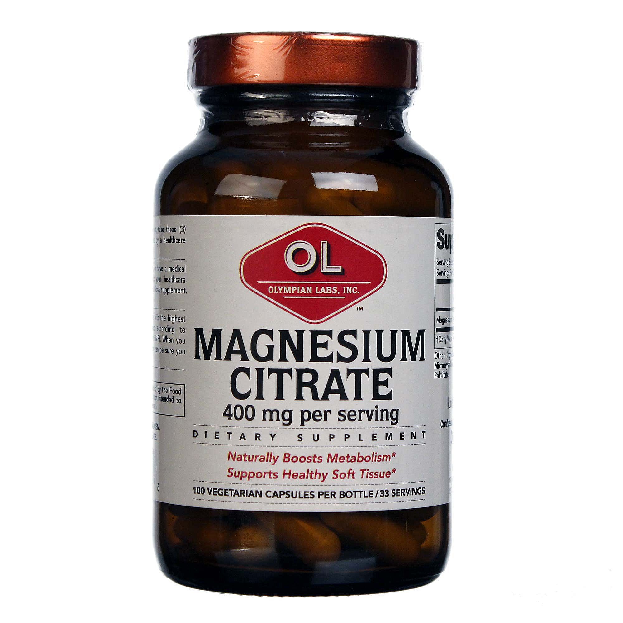 Magnesium citrate dosage for constipation.