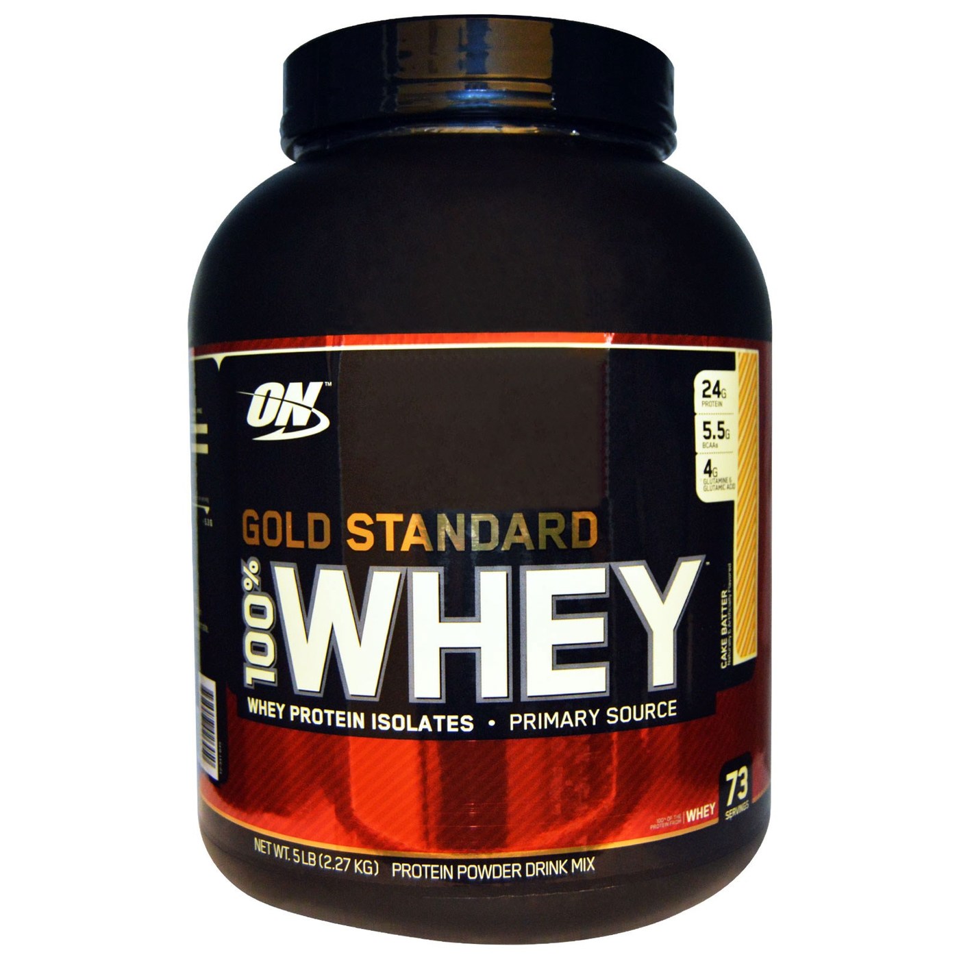 Optimum Nutrition Gold Standard 100% Whey Powder, Cake Batter, 5 Lb -  Walmart.com