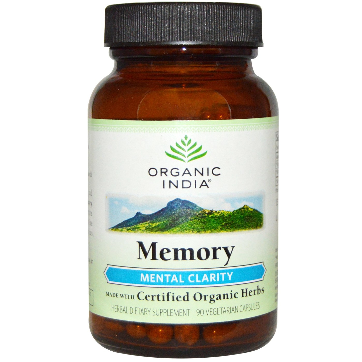 Organic India Memory Mental Clarity - 90 VCapsules - eVitamins.com
