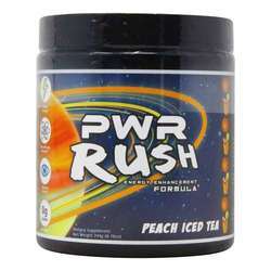 PWR Supplements RUSH ENERGY, Peach Iced Tea - 249g (8.78 oz)