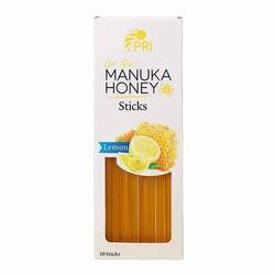 Pacific Resources International Manuka Honey Sticks, Lemon - 10 Sticks