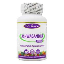 天堂草药Ashwagandha有机提取物-250 mg -60素胶囊