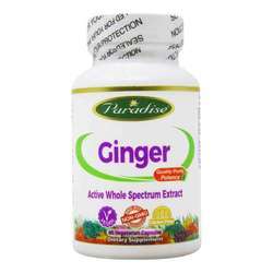 Paradise Herbs Ginger Extract - 60 Vegetarian Caps