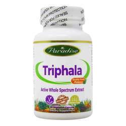 Paradise Herbs Organic Triphala Extract - 60 Vegetarian Capsules
