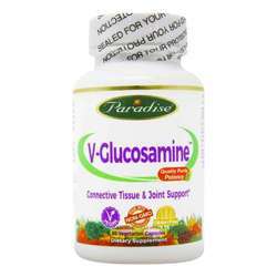 Paradise Herbs V-Glucosamine 750 mg - 60 Vegetarian Capsules