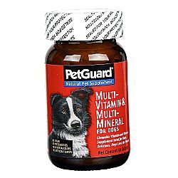PetGuard Multi-Vitamin and Minerals for Dogs - 50 Tablets