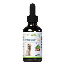 Pet Wellbeing Derma Support Gold for Cats and Dogs - 2 fl oz (59 ml)