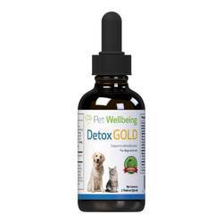 Pet Wellbeing Detox Gold for Cats and Dogs - 2 fl oz (59 ml)