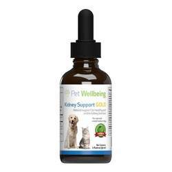 Pet Wellbeing Kidney Support Gold for Cats and Dogs - 2 fl oz (59 ml)