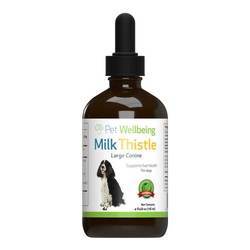 Pet Wellbeing Milk Thistle for Dogs - 4 fl oz (118 ml)
