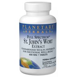 Planetary Herbals Full Spectrum St. John's Wort Extract - 120 Tablets