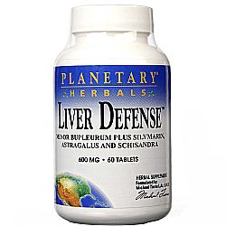 Planetary Herbals Liver Defense - 60 Tablets