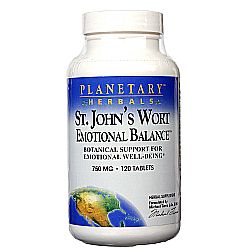 Planetary Herbals St. John's Wort Emotional Balance - 750 mg - 120 Tablets