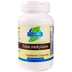 Priority One Folate Methylation - 60 Vegetarian Capsules