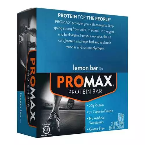 Promax营养能量棒柠檬棒- 12包- 21549_front.webp