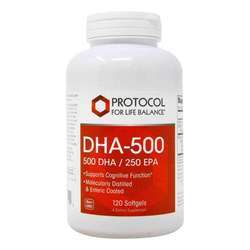 生命平衡协议DHA-500 - 120软凝胶