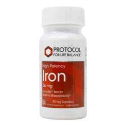Protocol for Life Balance High Potency Iron