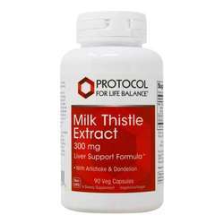 Protocol for Life Balance Milk Thistle Extract - 300 mg - 90 Veg Capsules