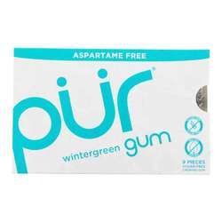 Pur Gum, Wintergreen - 9 Pieces