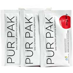 Pur Pak积极的生活方式补充剂，气味浓郁的浆果- 28包