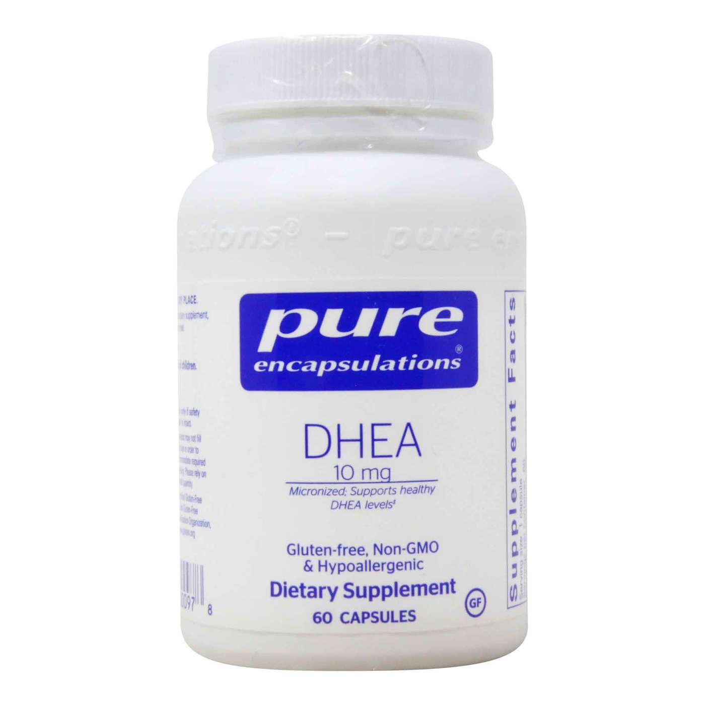 Pure Encapsulations DHEA - 10 mg - 60 Capsules - eVitamins.com.