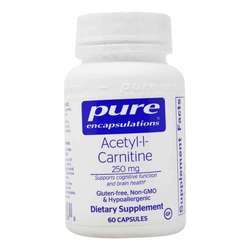 Pure Encapsulations Acetyl-L-Carnitine 250 mg - 60 Capsules