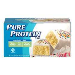 Pure Protein Bar, Birthday Cake - 6 bars