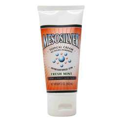 Purest Colloids Mesosilver Topical Cream, Mint - 2 fl oz (59.2 g)