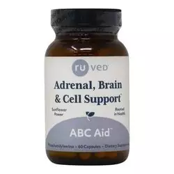 RUVED ABC辅助肾上腺，大脑和细胞支持- 60粒胶囊