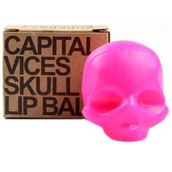 Rebels Refinery Capital Vices Collection Skull Lip Balm, Mint - 5.5 grams Pink
