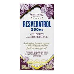 Reserveage Organics Resveratrol - 250 mg - 120 Veggie Capsules