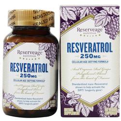 Reserveage Organics Resveratrol - 250 mg - 60 Veggie Capsules