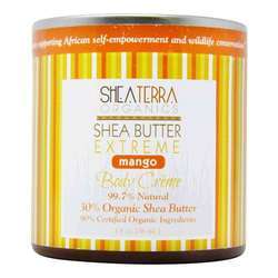 Shea Terra Organics 30- Shea Butter Creme, Mango - 8 oz (236 ml)