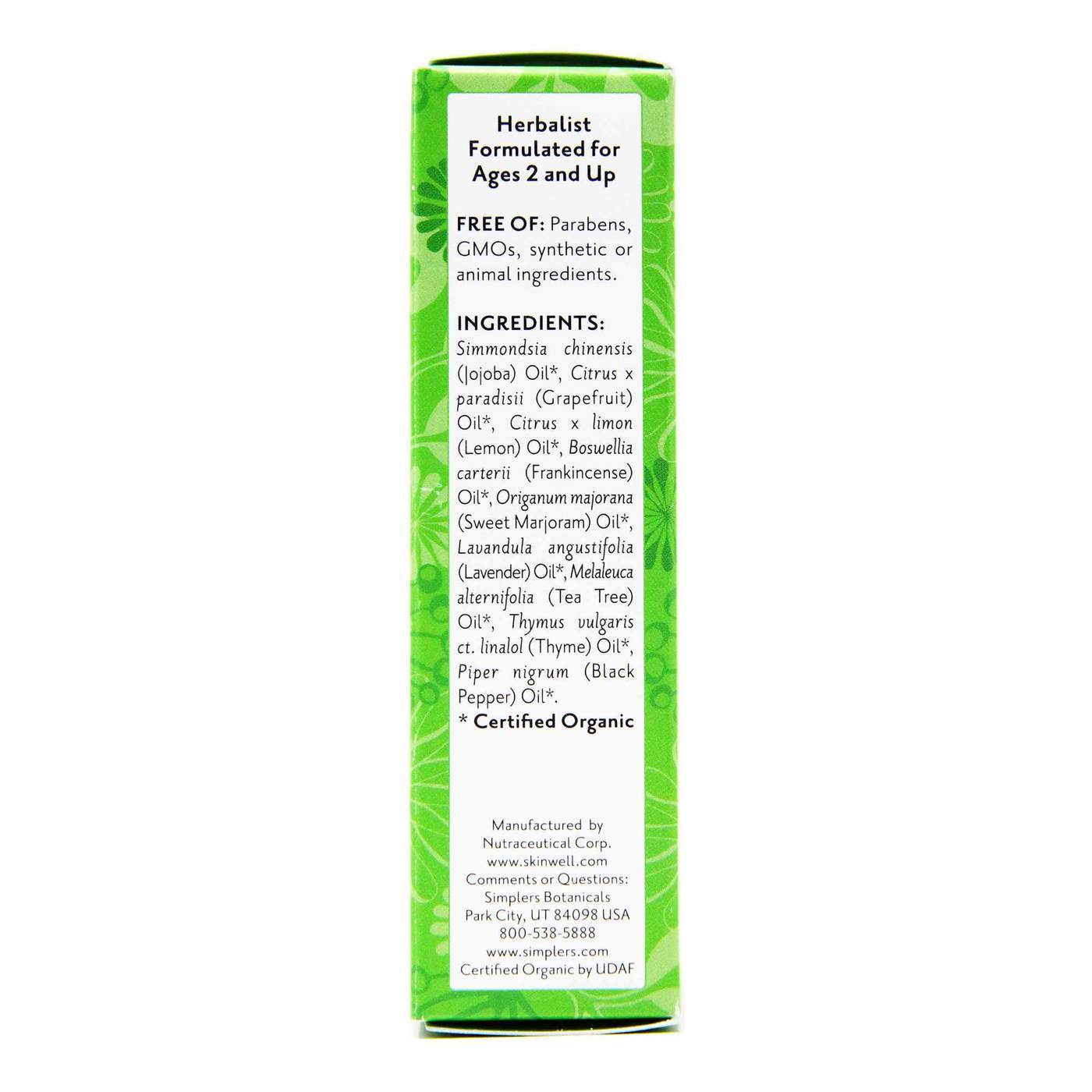 Simplers Botanicals Kids Therapy Wellness Essential Oil Roll On