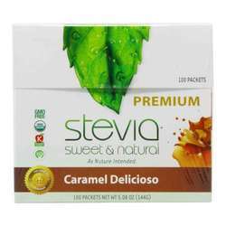 Simply Stevia Stevia Packets, Caramel - 100 Packets