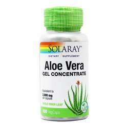 Solaray Aloe Vera Gel Concentrate - 100 VegCaps