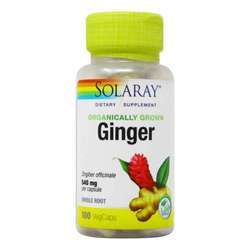 Solaray Ginger Root 540 mg - 100 Vegetarian Capsules
