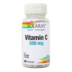 Solaray Vitamin C 500 mg with Rose Hips and Acerola