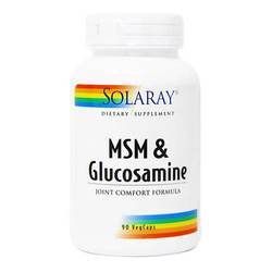 Solaray MSM  Glucosamine - 90 Capsules