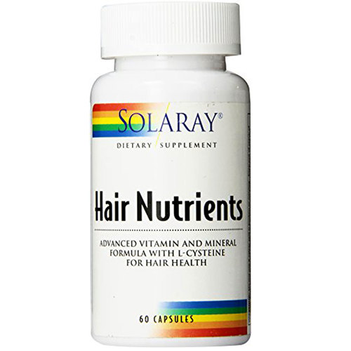Solaray Hair Nutrients - 60 Capsules - eVitamins India