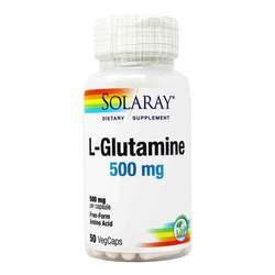Solaray L-Glutamine 500 mg Free Form