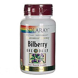 Solaray Bilberry Extract One Daily - 160 mg - 30 Capsules