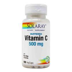 Solaray Buffered Vitamin C - 500 mg - 100 VegCaps