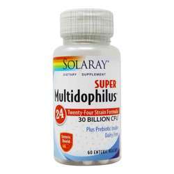 Solaray Super Multidophilus 24 Strain Formula  - 60 Enteric VegCaps
