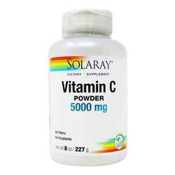 Solaray维生素C 5000 mg -8盎司（227 g）粉末