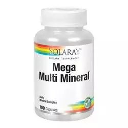 Solaray Multi Mineral Mega - 100 Caps